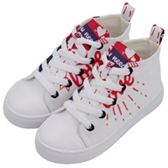 All You Need Is Love Kids  Mid-top Canvas Sneakers