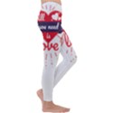 all you need is love Kids  Lightweight Velour Leggings View3