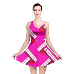 Pop Art Mosaic Reversible Skater Dress by essentialimage365