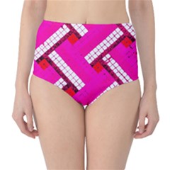 Pop Art Mosaic Classic High-waist Bikini Bottoms by essentialimage365