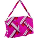 Pop Art Mosaic Canvas Crossbody Bag View1