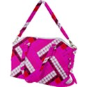 Pop Art Mosaic Canvas Crossbody Bag View2