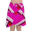 Pop Art Mosaic Chiffon Wrap Front Skirt View1