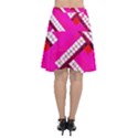 Pop Art Mosaic Chiffon Wrap Front Skirt View2