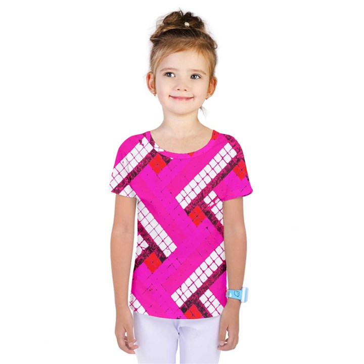 Pop Art Mosaic Kids  One Piece Tee