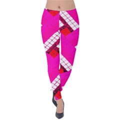 Pop Art Mosaic Velvet Leggings by essentialimage365