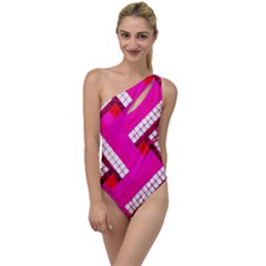 Pop Art Mosaic To One Side Swimsuit by essentialimage365