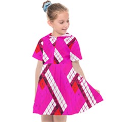 Pop Art Mosaic Kids  Sailor Dress by essentialimage365