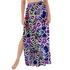 Digital Painting Drawing Of Flower Power Maxi Chiffon Tie-up Sarong by pepitasart