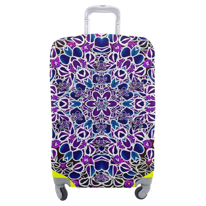 Digital Painting Drawing Of Flower Power Luggage Cover (Medium)