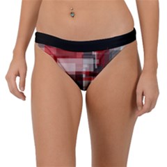 Abstract tiles, mixed color paint splashes, altered Band Bikini Bottom