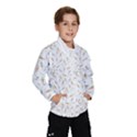 Cute Bunnies and carrots pattern, light colored theme Kids  Windbreaker View1