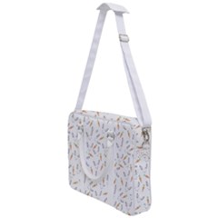 Cute Bunnies And Carrots Pattern, Light Colored Theme Cross Body Office Bag by Casemiro