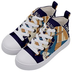 Airplane - I Need Altitude Adjustement Kids  Mid-top Canvas Sneakers