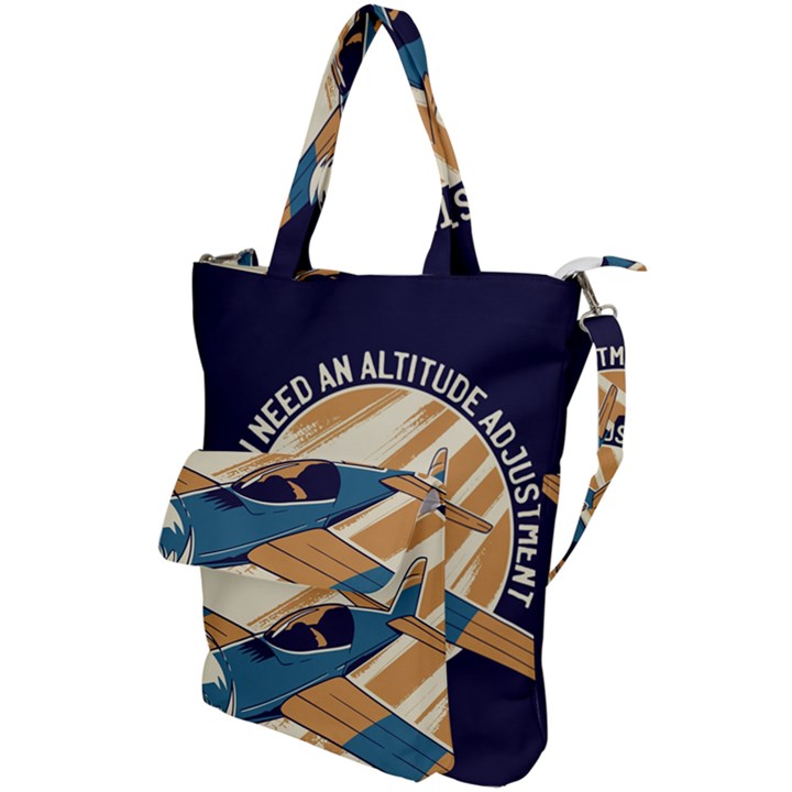 Airplane - I Need Altitude Adjustement Shoulder Tote Bag