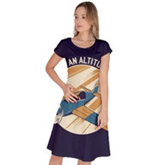 Airplane - I Need Altitude Adjustement Classic Short Sleeve Dress