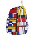 Stripes And Colors Textile Pattern Retro Foldable Lightweight Backpack View4