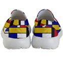 Stripes And Colors Textile Pattern Retro Kids Lightweight Slip Ons View4