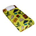 Tropical Island Tiki Parrots, Mask And Palm Trees Fitted Sheet (Single Size) View2