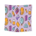 Back To School And Schools Out Kids Pattern Square Tapestry (Small) View1