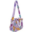 Back To School And Schools Out Kids Pattern Rope Handles Shoulder Strap Bag View2