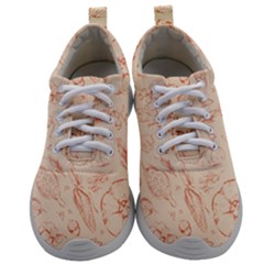 Thanksgiving Flowers And Gifts Pattern Mens Athletic Shoes by DinzDas