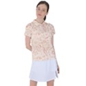 Thanksgiving Flowers And Gifts Pattern Women s Polo Tee View1