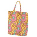 Fast Food Pizza And Donut Pattern Giant Grocery Tote View1