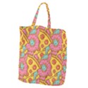 Fast Food Pizza And Donut Pattern Giant Grocery Tote View2