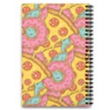 Fast Food Pizza And Donut Pattern 5.5  x 8.5  Notebook View4