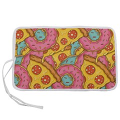 Fast Food Pizza And Donut Pattern Pen Storage Case (s) by DinzDas