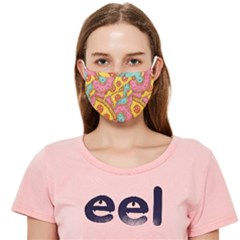 Fast Food Pizza And Donut Pattern Cloth Face Mask (adult)