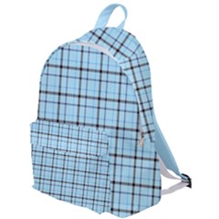 Sky Blue Tartan Plaid Pattern, With Black Lines The Plain Backpack by Casemiro