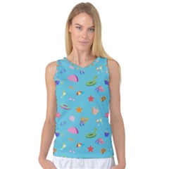 Summer  Beach  The Sun Women s Basketball Tank Top by SychEva