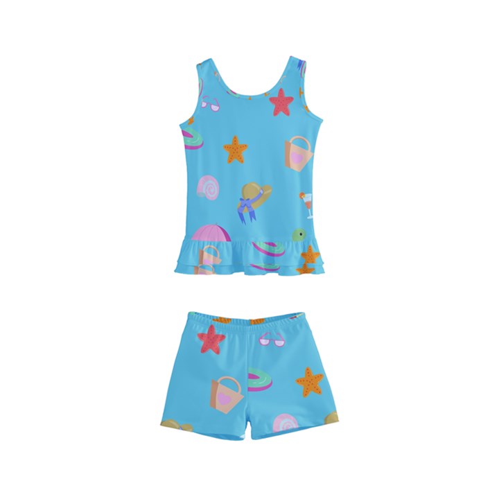 Summer  Beach  The Sun Kids  Boyleg Swimsuit