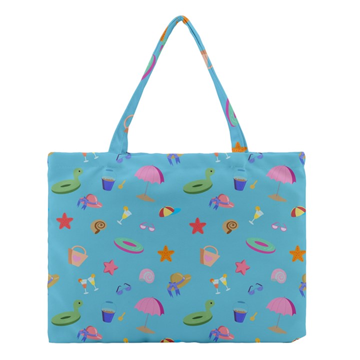 Summer  Beach  The Sun Medium Tote Bag