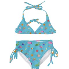 Summer  Beach  The Sun Kids  Classic Bikini Set by SychEva