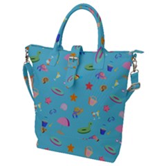 Summer  Beach  The Sun Buckle Top Tote Bag by SychEva