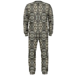 Steampunk Camouflage Design Print Onepiece Jumpsuit (men)  by dflcprintsclothing