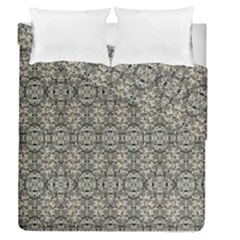 Steampunk Camouflage Design Print Duvet Cover Double Side (queen Size)