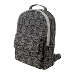 Steampunk Camouflage Design Print Flap Pocket Backpack (large)