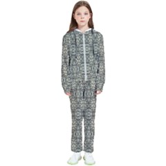 Steampunk Camouflage Design Print Kids  Tracksuit by dflcprintsclothing