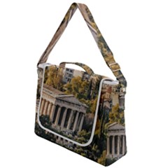 Athens Aerial View Landscape Photo Box Up Messenger Bag by dflcprintsclothing