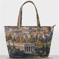 Athens Aerial View Landscape Photo Back Pocket Shoulder Bag  by dflcprintsclothing