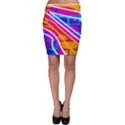 Pop Art Neon Wall Bodycon Skirt View1