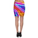 Pop Art Neon Wall Bodycon Skirt View2