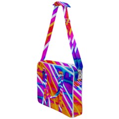 Pop Art Neon Wall Cross Body Office Bag by essentialimage365