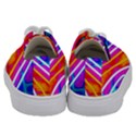 Pop Art Neon Wall Kids  Low Top Canvas Sneakers View4