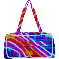 Pop Art Neon Wall Multi Function Bag by essentialimage365