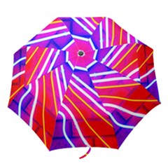 Pop Art Neon Lights Folding Umbrellas